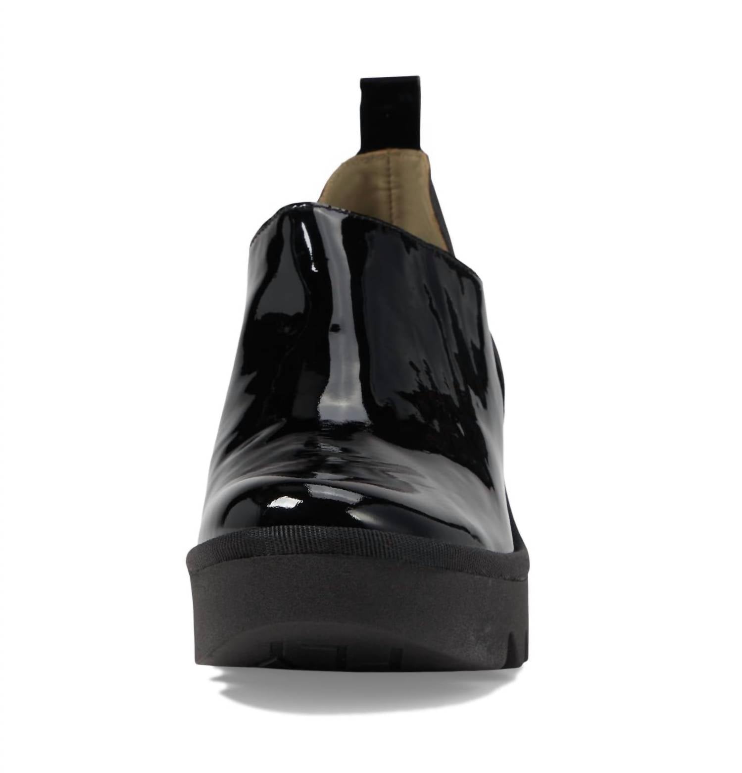 FLY LONDON Women's Beli Zip Up Ankle Boots in black silver - women's shoe - alternate view