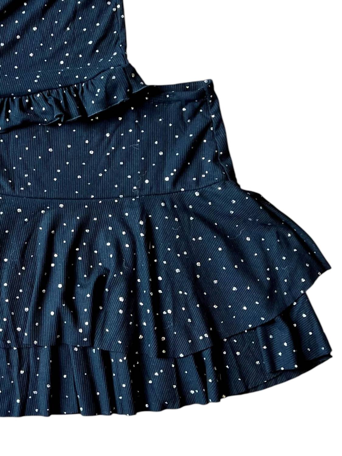 Flowers By Zoe - Girls Rib Skirt With Rhinestones