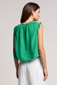 Velvet By Graham & Spencer - Tana Woven Linen Tank Top