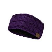 C.C Beanie - Cable Knit Lined Headwrap