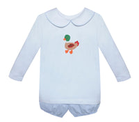 Baby Sen Kids Crochet Diaper Set in boy mallard - kids' item