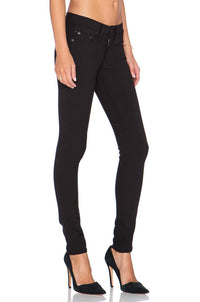 Rag & Bone Pre-loved Mid Rise Ankle Jeans in equestrian - women's jeans - detail view