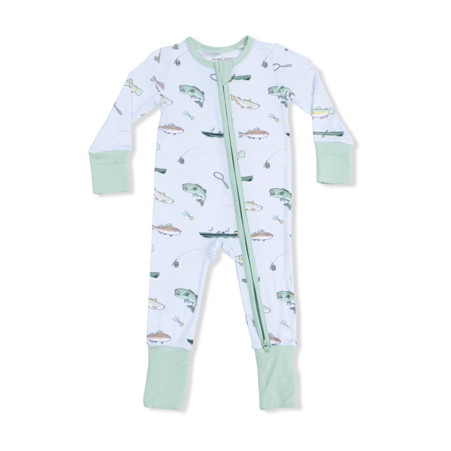 Angel Dear - Kids Fishing Bamboo Convertible Romper