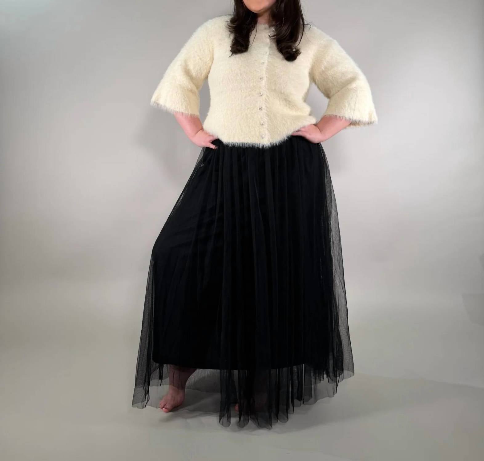 Elan - Effortless Tulle Maxi Skirt