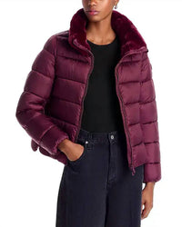 Save The Duck - Mei Faux Fur Trim Quilted Jacket