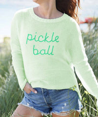 Wooden Ships - Pickleball Crewneck Sweater