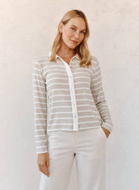 Bella Dahl - Contrast Placket Button Down Shirt