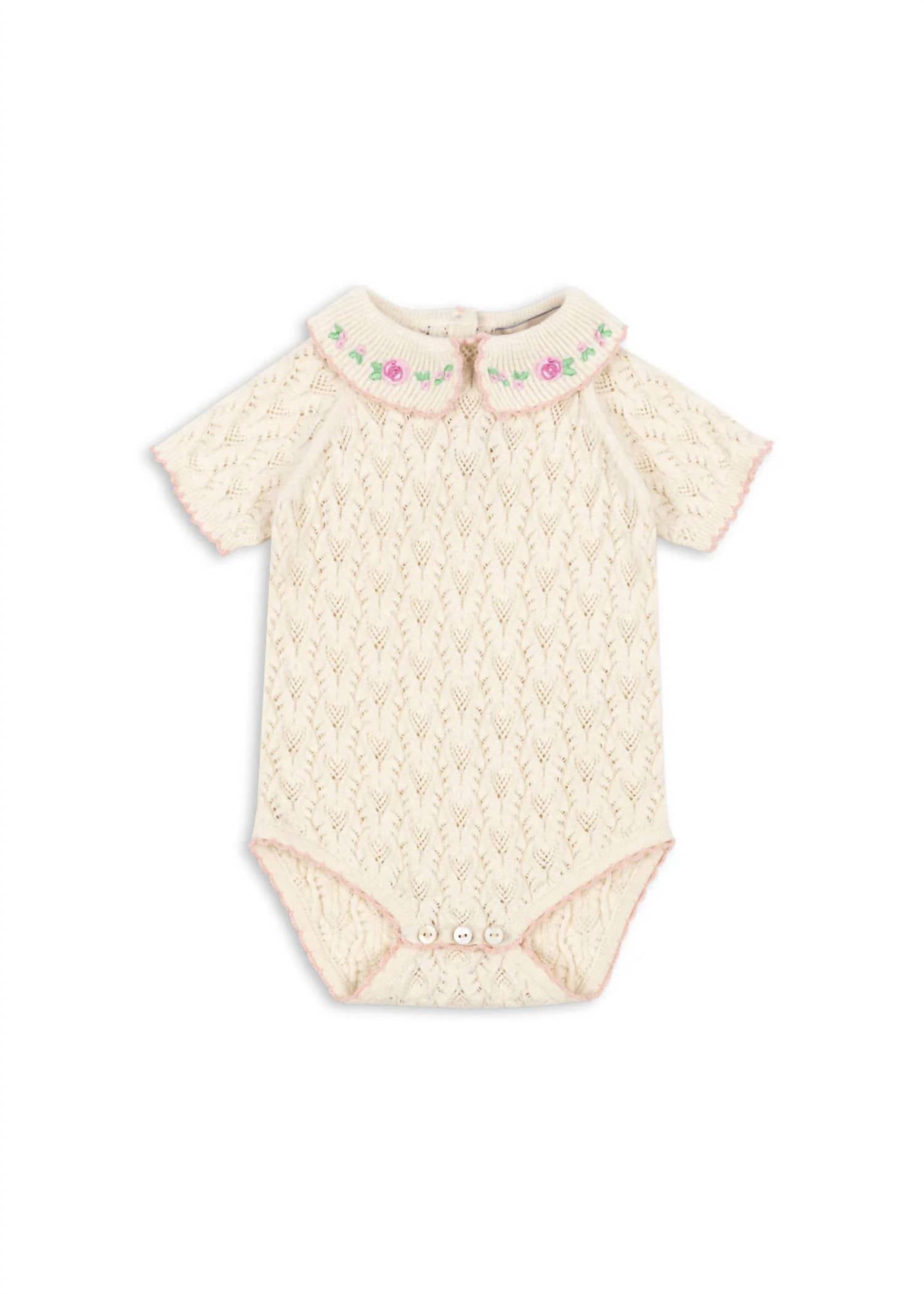 Konges Sløjd - Baby's Rosier Knit Bodysuit