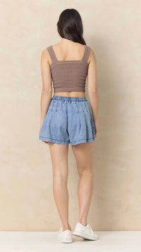 Vintage Havana - Tencel Pleated Short