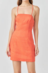 Endless Rose - Courtney Cross Back Strappy Mini Dress