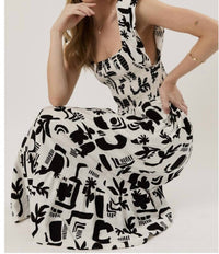 Gilli - Smocking Top Midi Dress