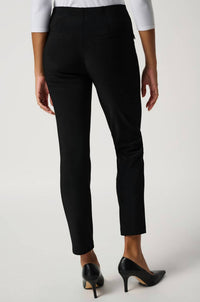 Joseph Ribkoff Women's Classic Structured Slim Pants in black - women's pants - detail view
