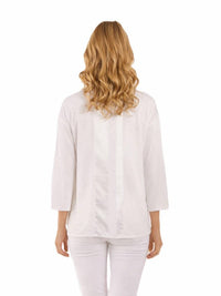 Lemon Grass - Abstract Three-quarter Sleeves Top