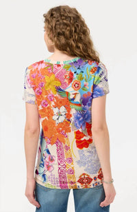 Johnny Was - Janie Favorite Short Sleeve V Neck Tee