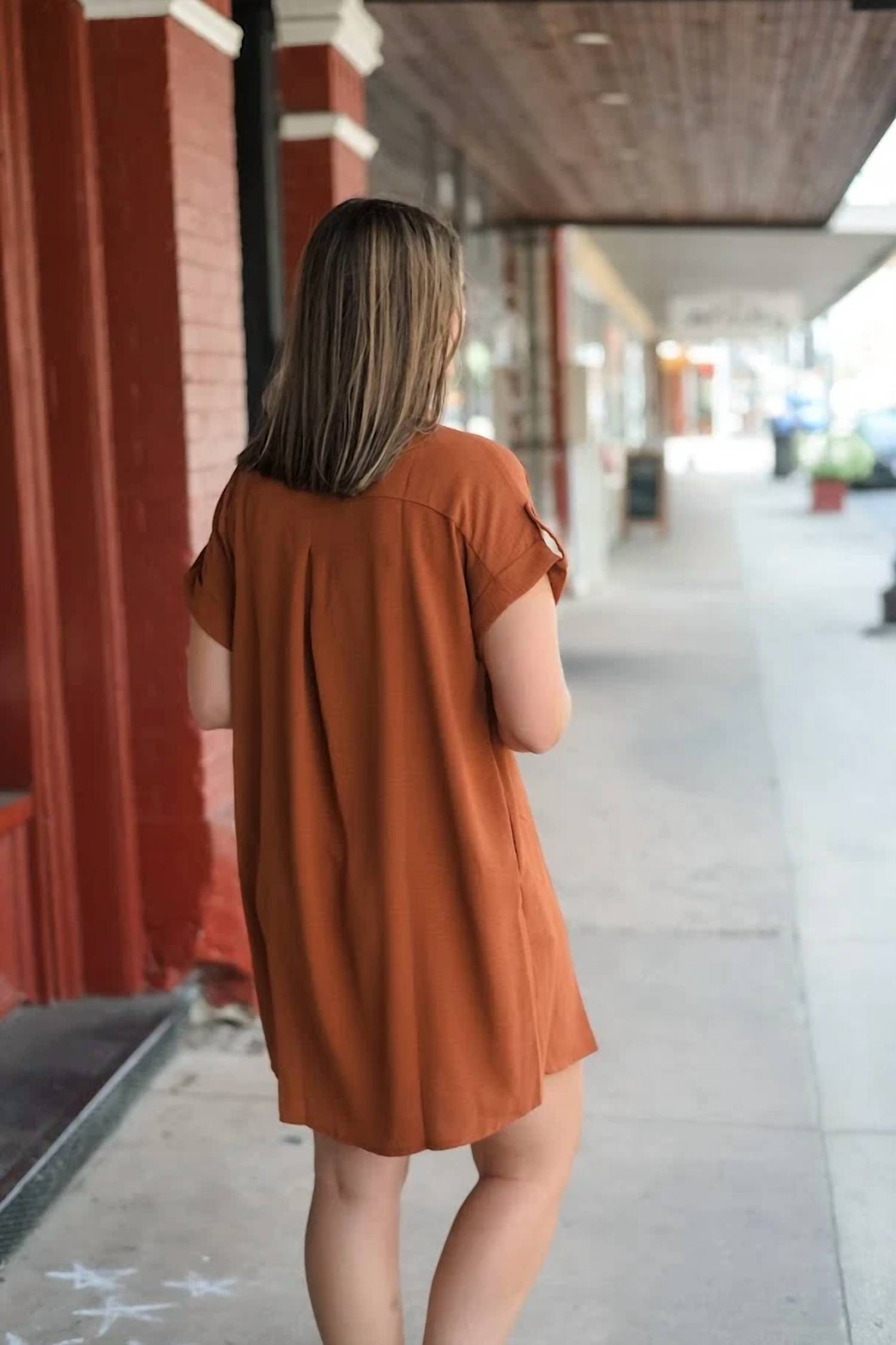 She + Sky - Safari Shirt Dress