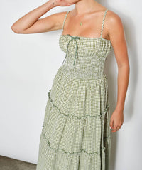 Pretty Garbage - Women's Wild West Gingham Dress