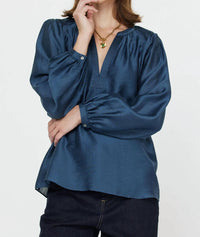 Current Air - Satin Long Sleeve Top