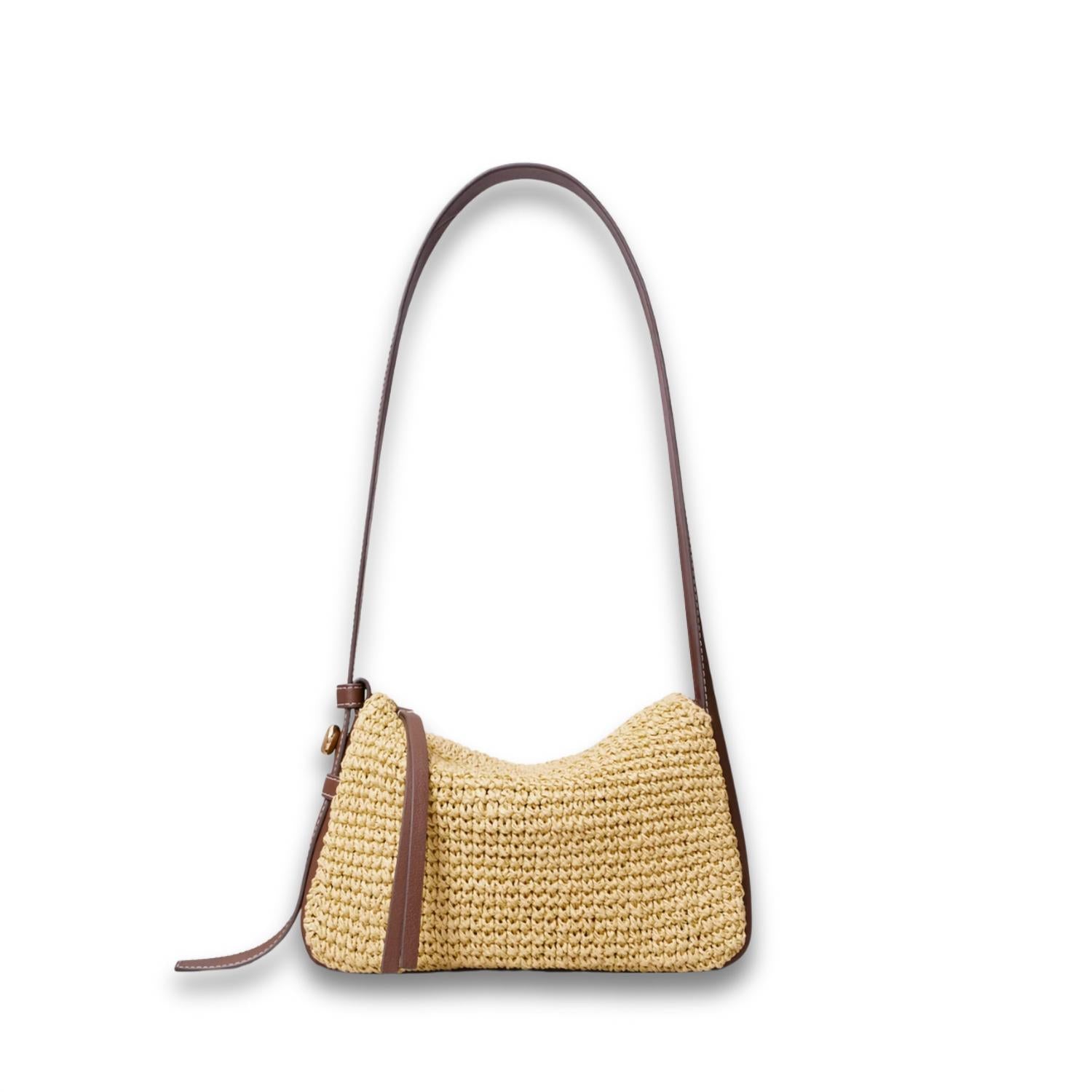 Tory Burch - Small Romy Raffia Shoulder Bag