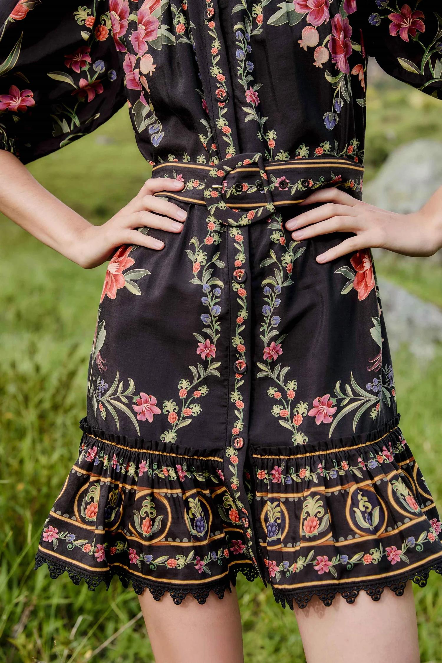 Farm Rio - Belle Garden Mini Dress