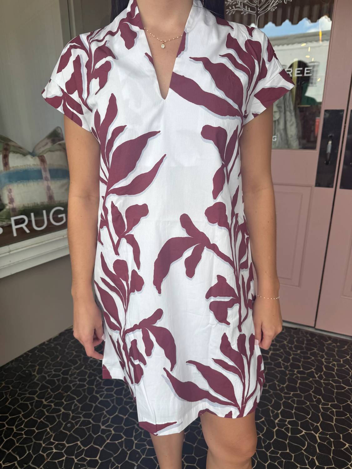 Brooke Wright - Big Vine Nancy Mini Dress