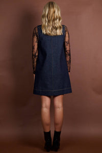 Frame - Form Denim Mini Dress