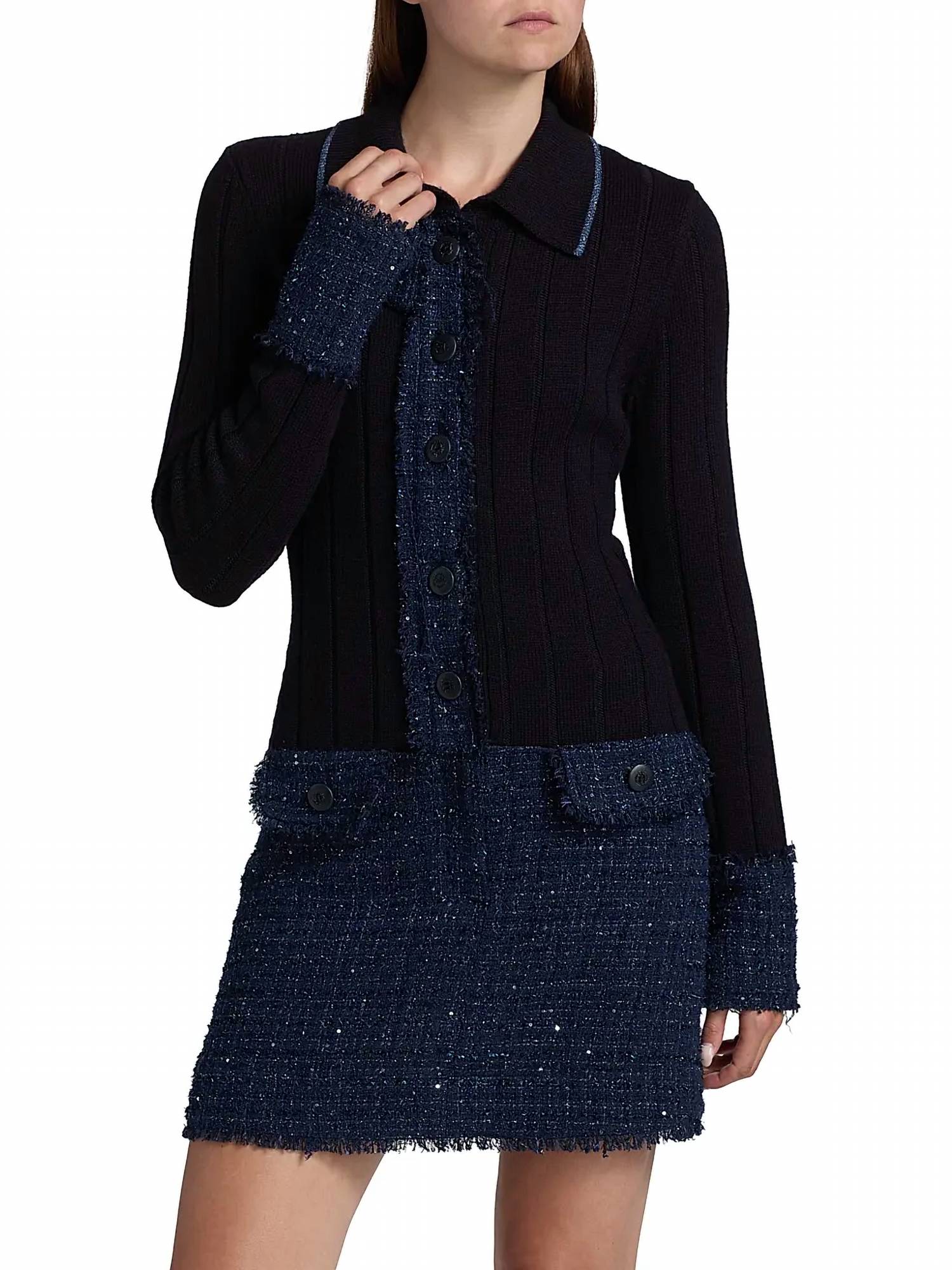 Ramy Brook - Ellen Wool Rib-knit Minidress