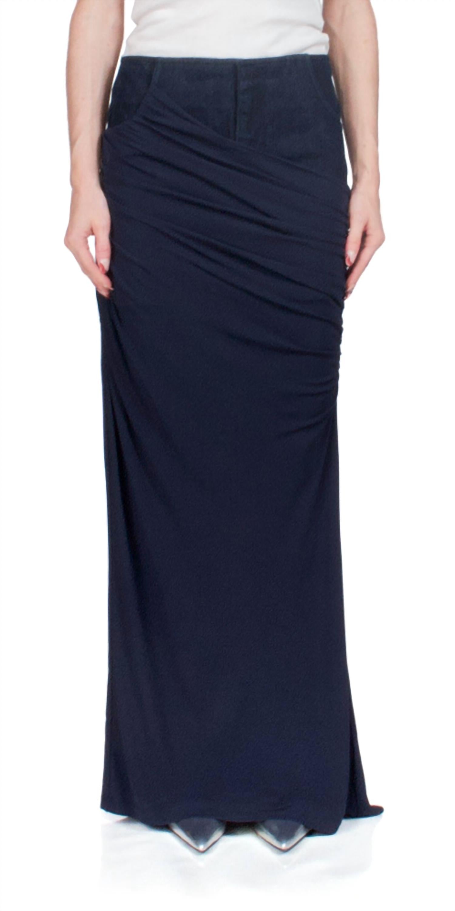 Christopher Esber - Wrapped Denim Column Skirt