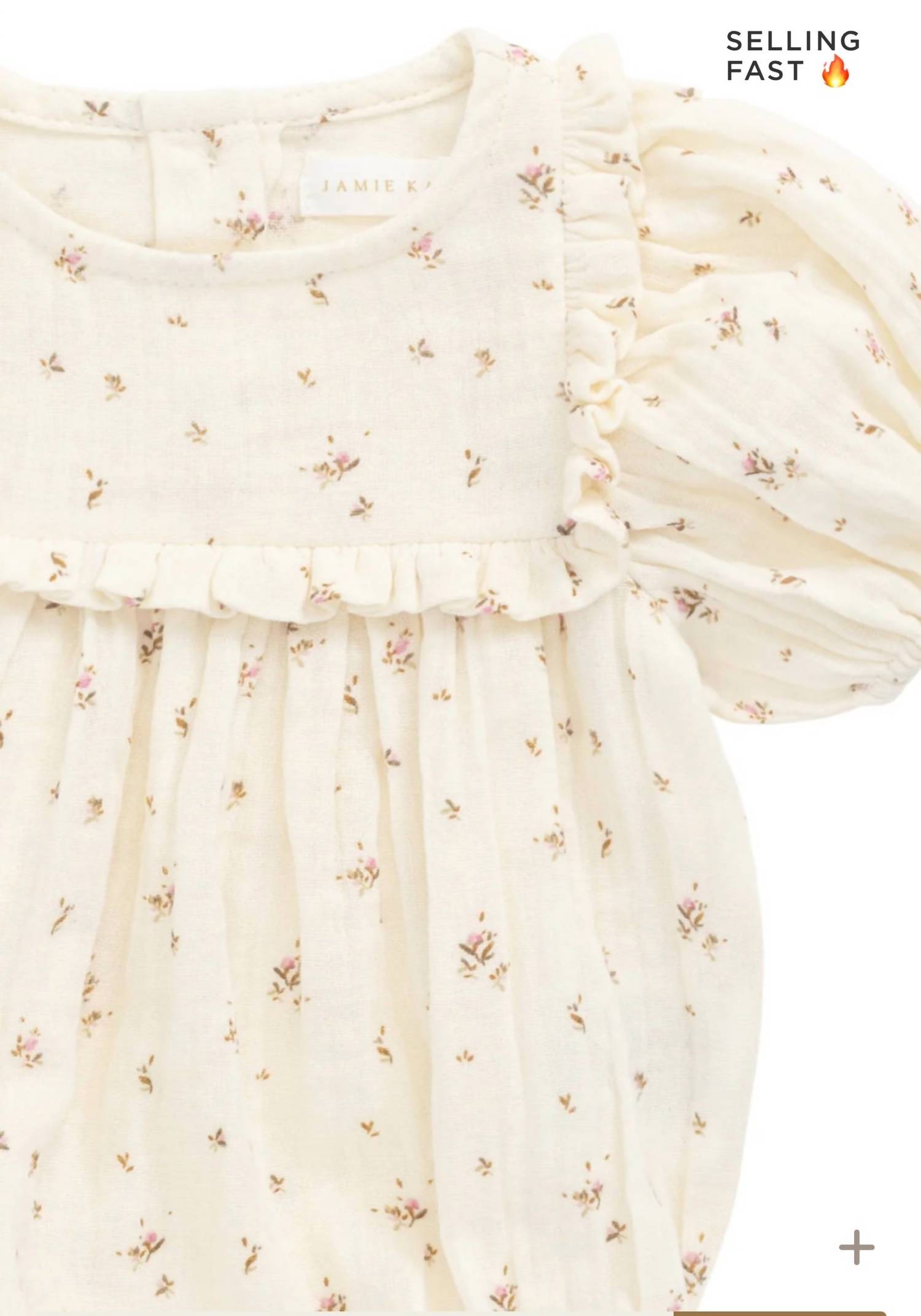 Jamie Kay - Organic Cotton Muslin Odette Playsuit