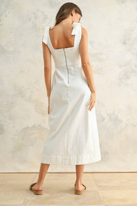 Miou Muse - Button Down Stretch Cotton Dress