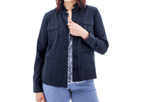 Aventura - Temple Lightweight Utility Woven Button Front Jacket