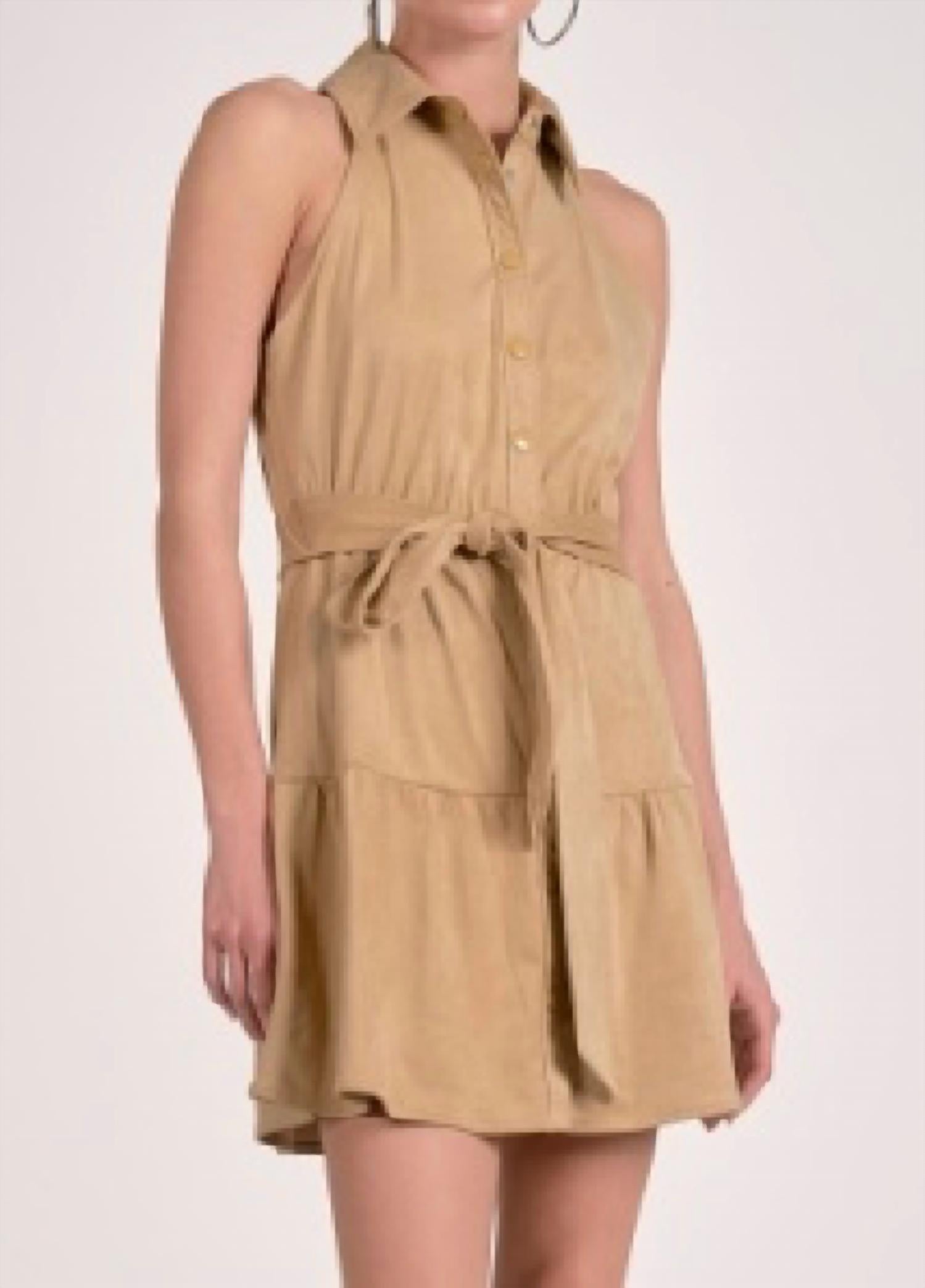 Elan - Halter Mini Dress