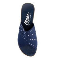 Onex - Women's Nori Rhinestone Elastic Wedge Sandals