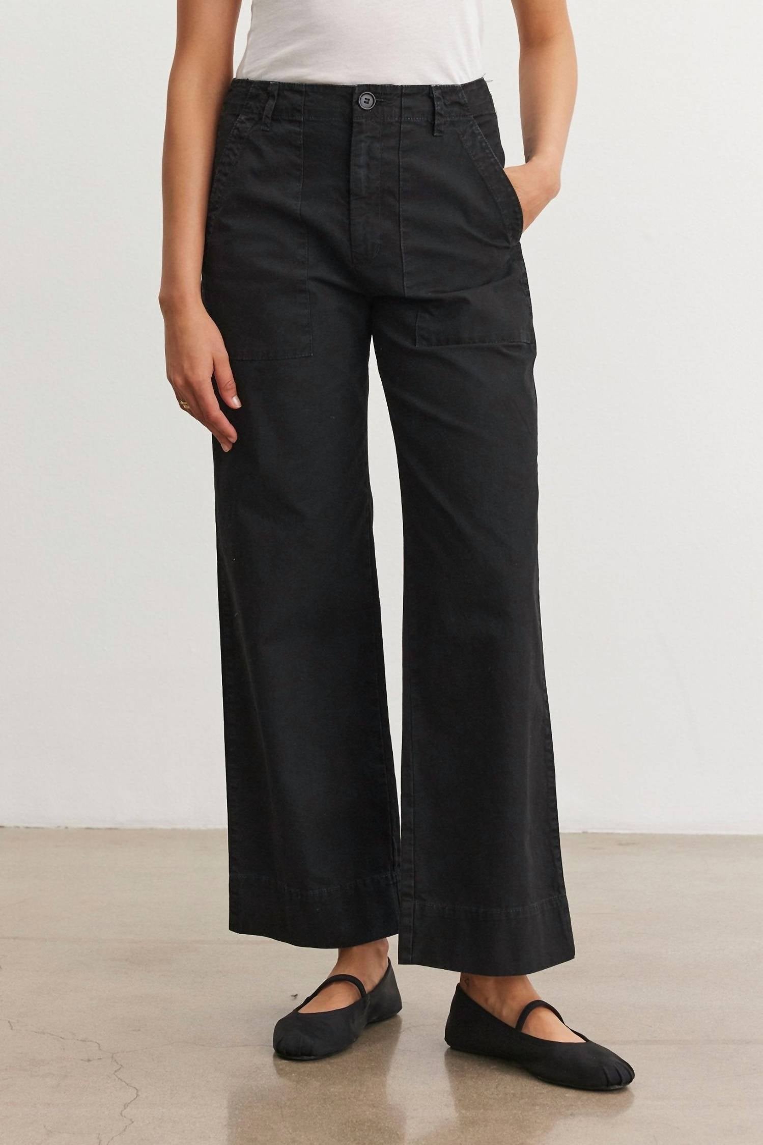 Velvet By Graham & Spencer - Mya Cotton Canvas Pant