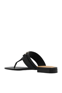Salvatore Ferragamo - Women's Calfskin Riki Gancini Bit Thong Sandals