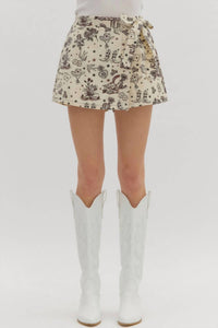 Entro - Outlaw Multi-print Skirt