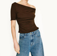 Line And Dot - Eira Asymmetrical Top