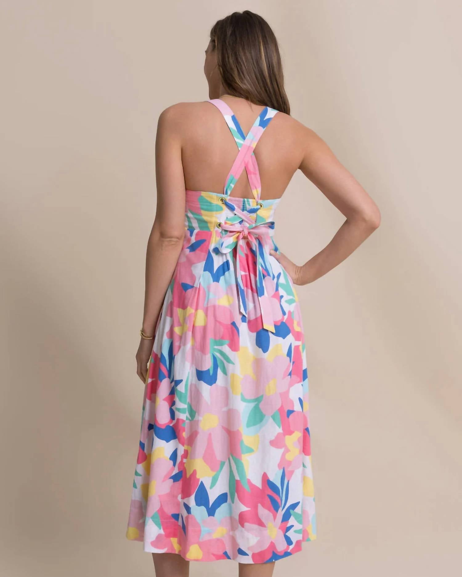 Southern Tide - Cinzia Printed Cross Strap Dress