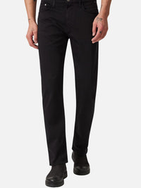 mavi Zach Straight Jeans in black feather blue - men's jeans