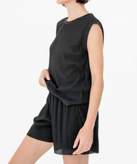 Mono B - Micro Pleated Tank Top