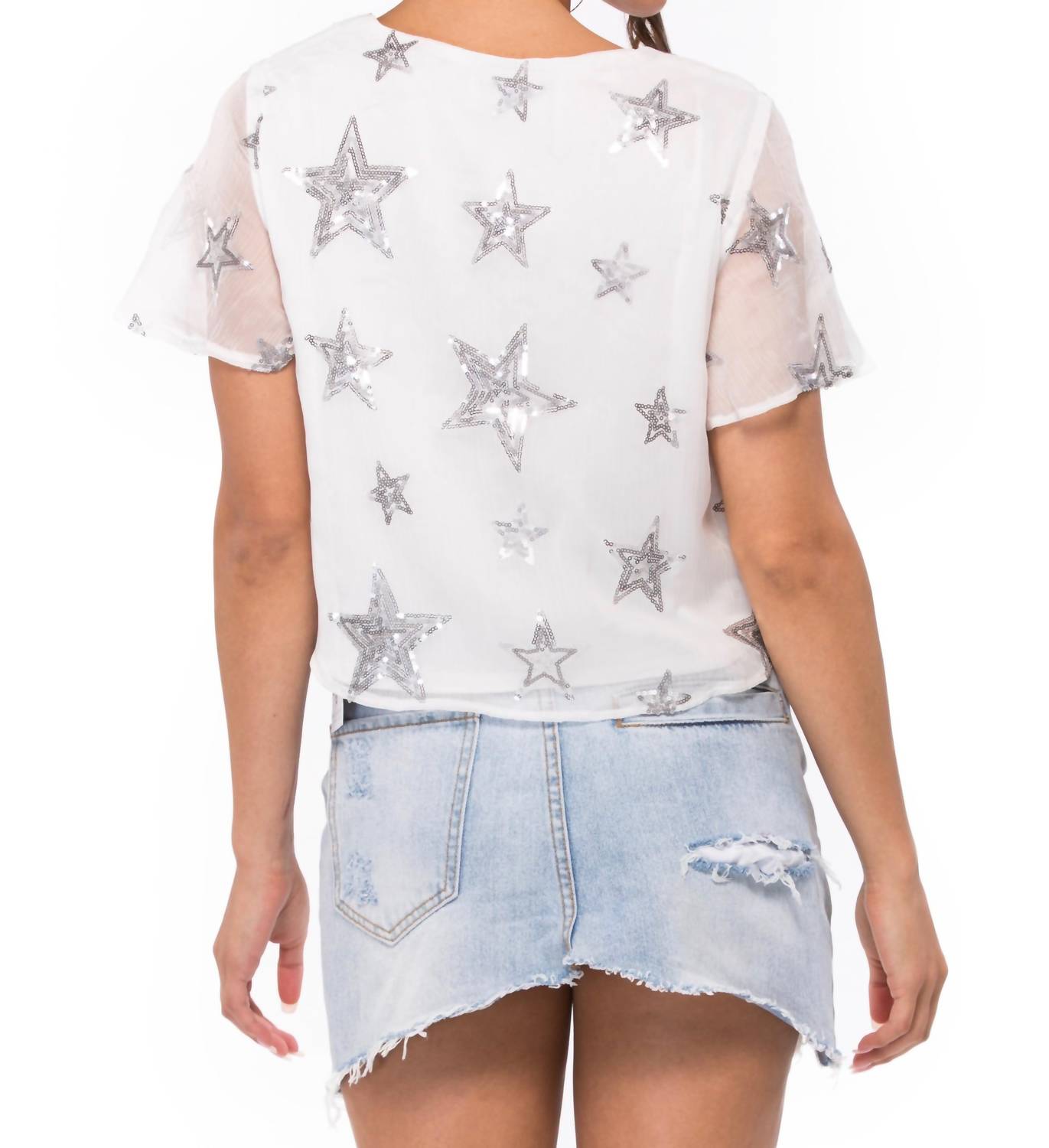 Show Me Your Mumu - Oasis Lace Up Crop Top