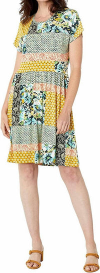 Johnny Was - PAISLEY BLOCK RELAXED T-SHIRT DRESS