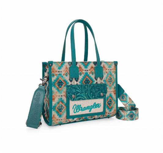Wrangler - Aztec Crossbody Tote Bag