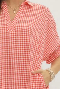 Entro - Gingham Dress