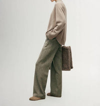 Meilleur Moment - Mock Neck Loose Fit Cashmere Sweater