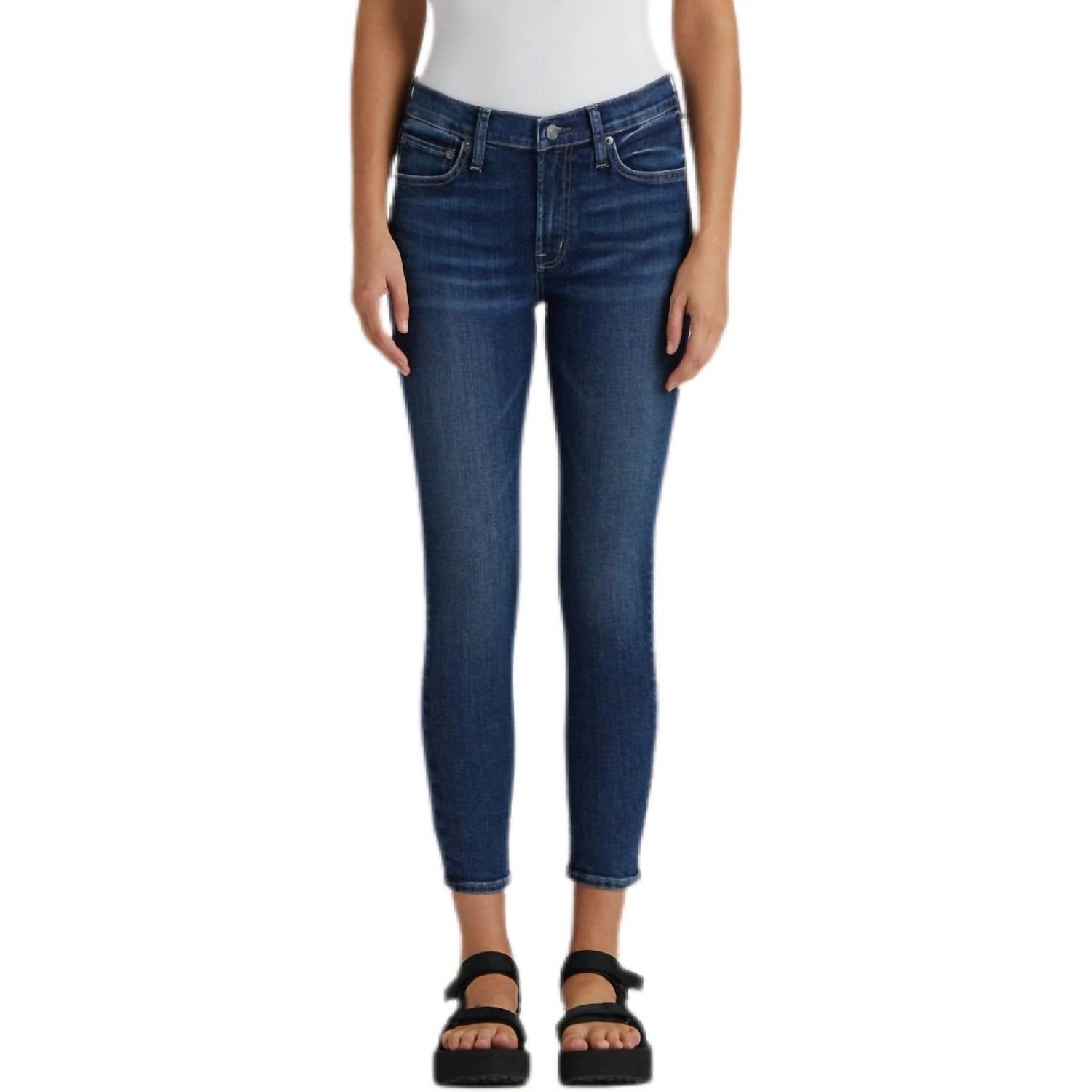 Edwin - Pixie Crop Mid Rise Skinny Jeans