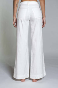 Askk Ny - Juniper Wide Leg Linen Jeans
