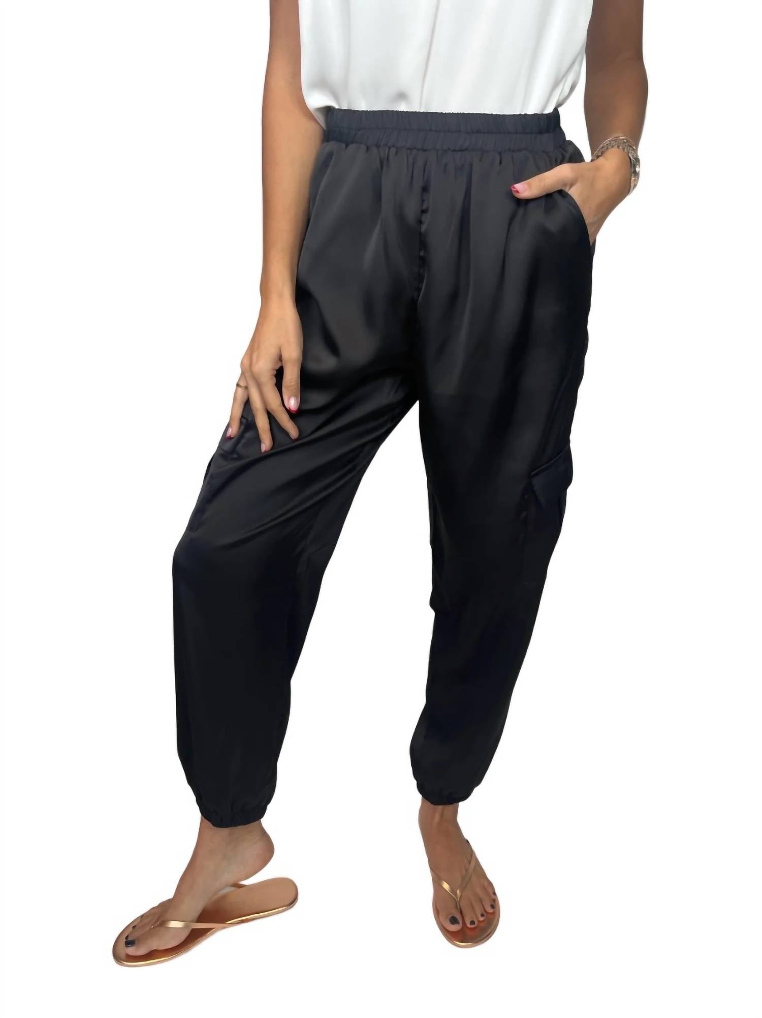 Kld. Signature - Satin Cargo Joggers