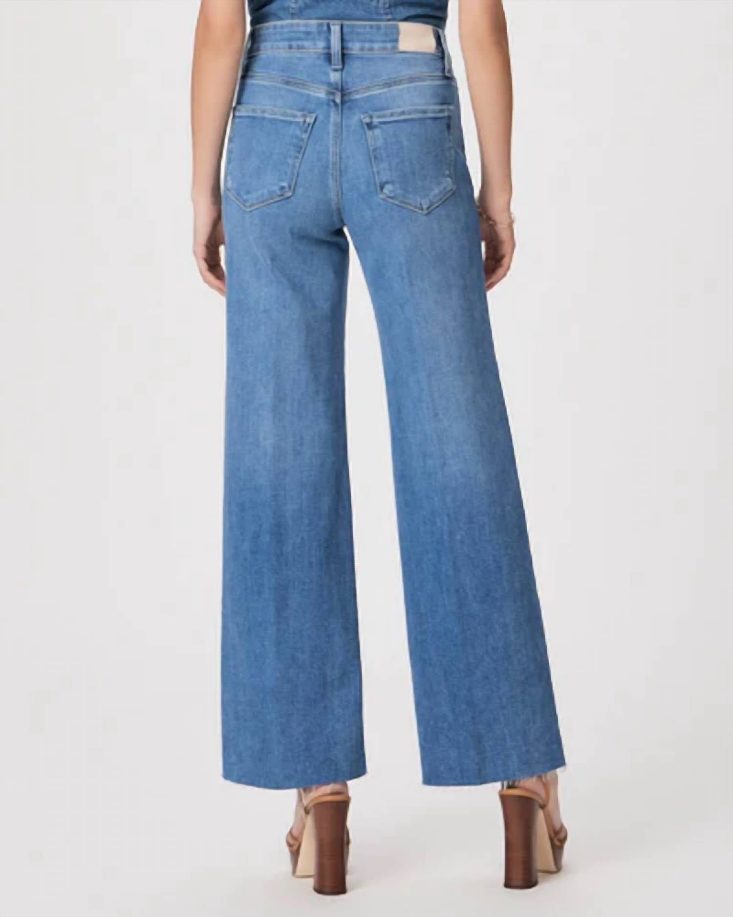 Paige - Anessa 31" w/ Raw Hem Denim