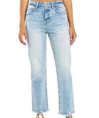 Daze - Straight Up High Rise Straight Jeans
