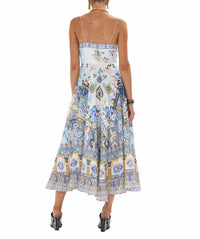 Camilla - Tie Front Long Dress